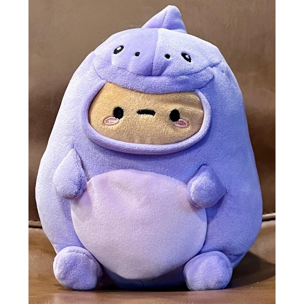 Smoko DINOSAUR TAYTO Potato A Mini Mochi Plush Purple Dino 6" Stuffed Animal